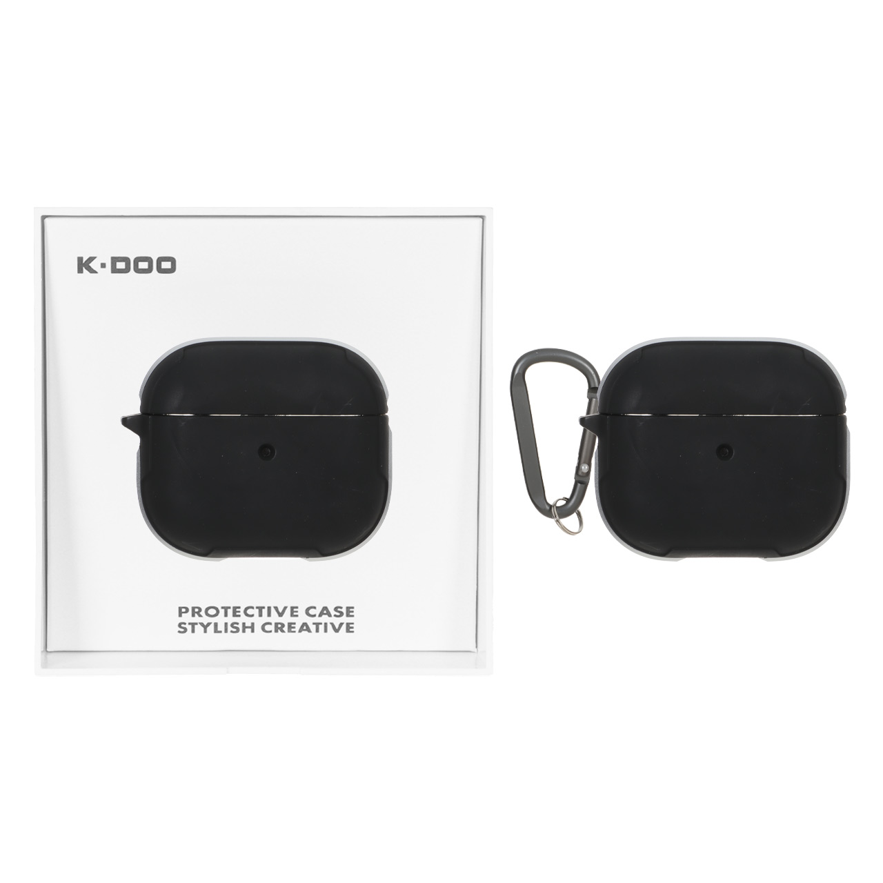 کاور ایرپاد اورجینال KDoo مدل Apple Airpods 3 - نقره ای (پک دار) - NTC